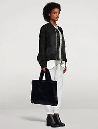 Medium Lolita Soft Teddy Tote Bag