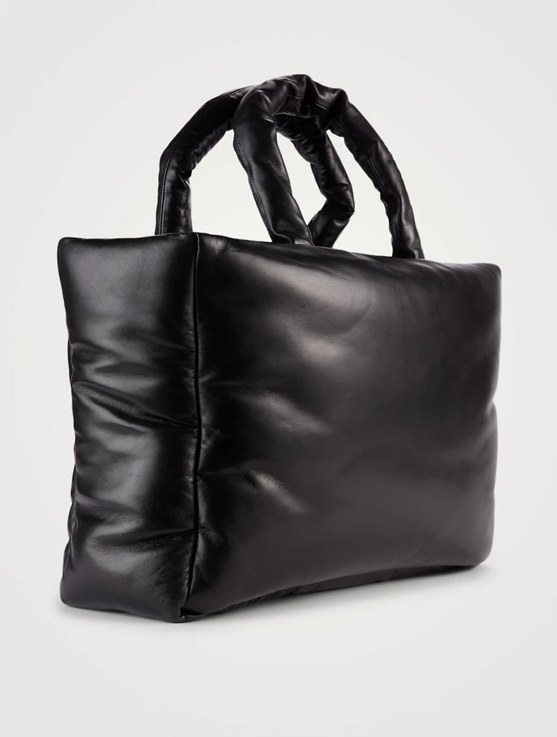 Davina Padded Leather Tote Bag