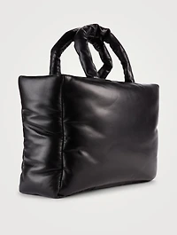 Davina Padded Leather Tote Bag