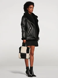 Lucille Faux Fur Tote Bag