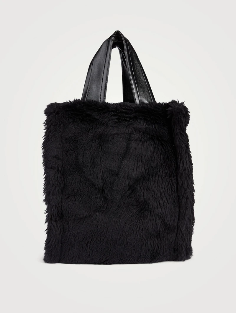 Medium Leia Faux Fur Tote Bag