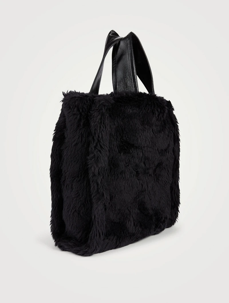 Medium Leia Faux Fur Tote Bag