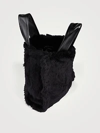 Medium Leia Faux Fur Tote Bag