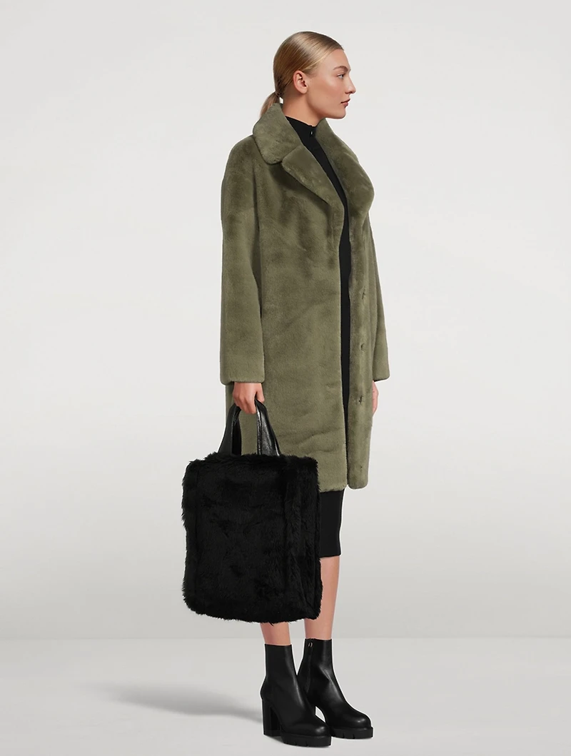 Medium Leia Faux Fur Tote Bag