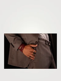 Lash Braided Leather Bracelet