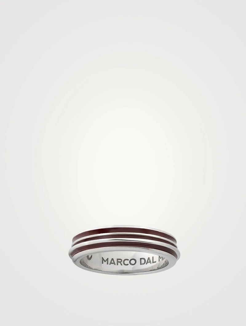 Acies Single Polished Silver Ring