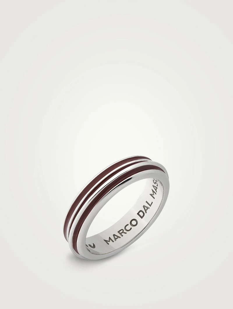 Acies Single Polished Silver Ring