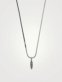 Acies Cocoon Silver Pendant Necklace
