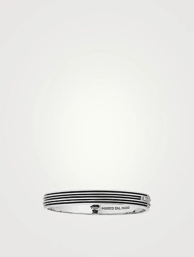 Acies Double Polished Silver Cuff Bracelet