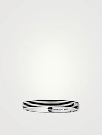 Acies Double Polished Silver Cuff Bracelet