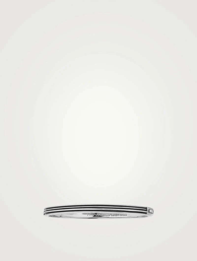 Acies Single Polished Silver Cuff Bracelet
