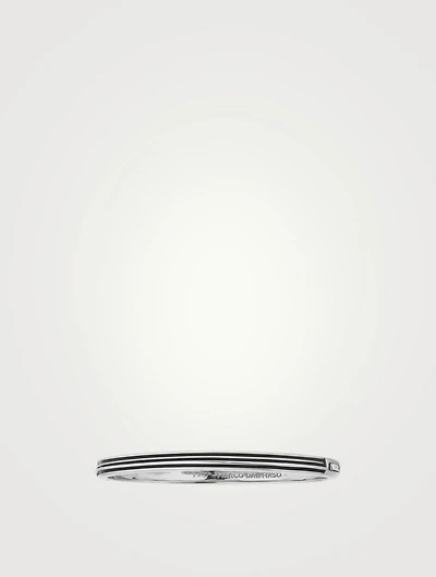 Acies Single Polished Silver Cuff Bracelet