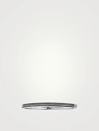 Acies Single Polished Silver Cuff Bracelet