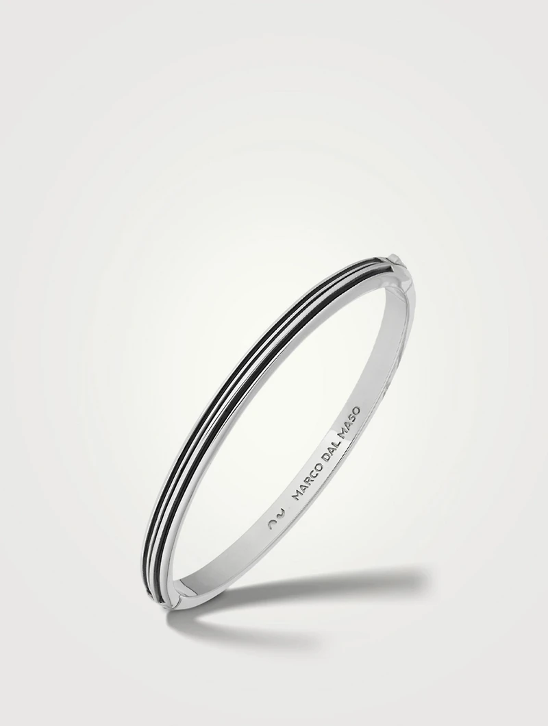 Acies Single Polished Silver Cuff Bracelet
