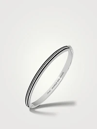 Acies Single Polished Silver Cuff Bracelet