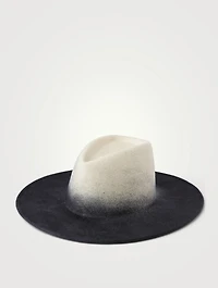 Harlowe Wool Ombre Fedora