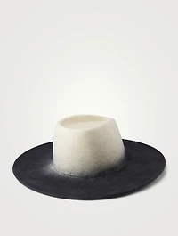 Harlowe Wool Ombre Fedora