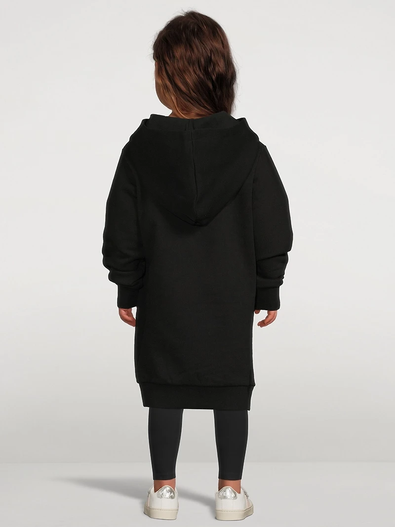 Kids Cotton Hoodie Dress