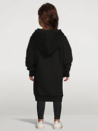 Kids Cotton Hoodie Dress