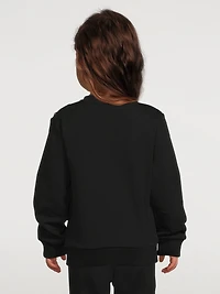 Kids Cotton Sweatshirt With Buttons