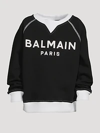 Kids Cotton Logo Sweatshirt