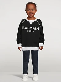 Kids Cotton Logo Sweatshirt