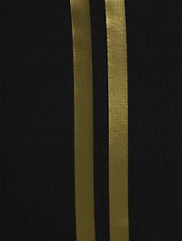 Kids Cotton Leggings With Side Stripe