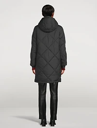 Quilted Jacket With Hood