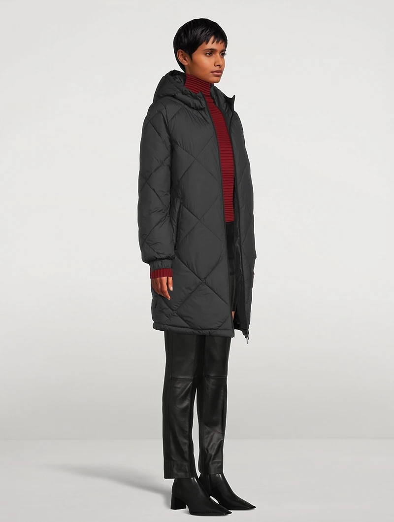 Quilted Jacket With Hood