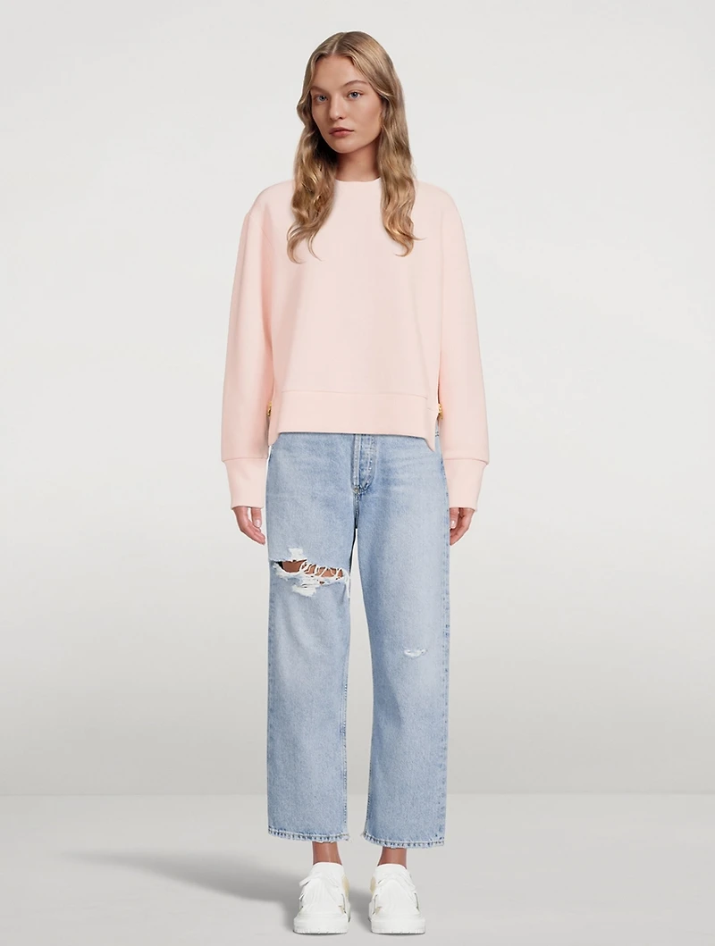Cleon Ribbed Sweatshirt