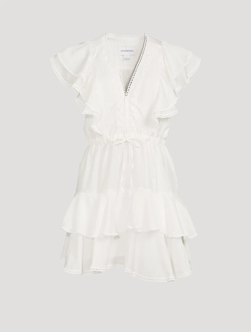 Zuri Lace Crochet Mini Dress