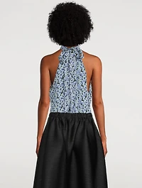 Madison Printed Chiffon Sleeveless Top