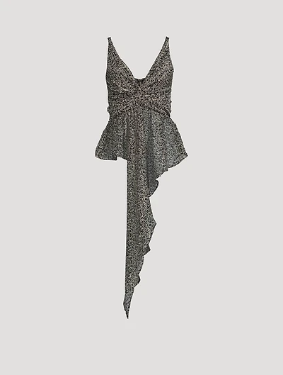 Brize Silk-Blend Twisted Top