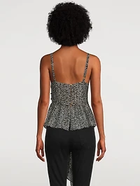 Brize Silk-Blend Twisted Top