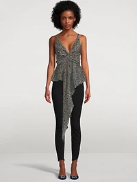 Brize Silk-Blend Twisted Top