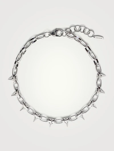 Single Row Spike Necklace