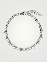 Single Row Spike Necklace
