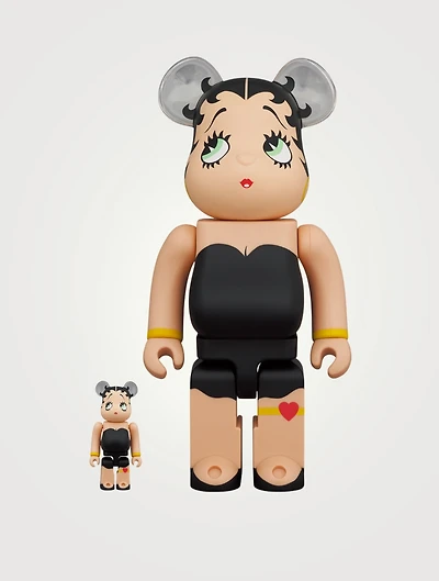 Betty Boop Black Dress 100% & 400% Be@rbrick Set