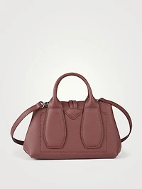 XS Roseau Leather Top Handle Bag