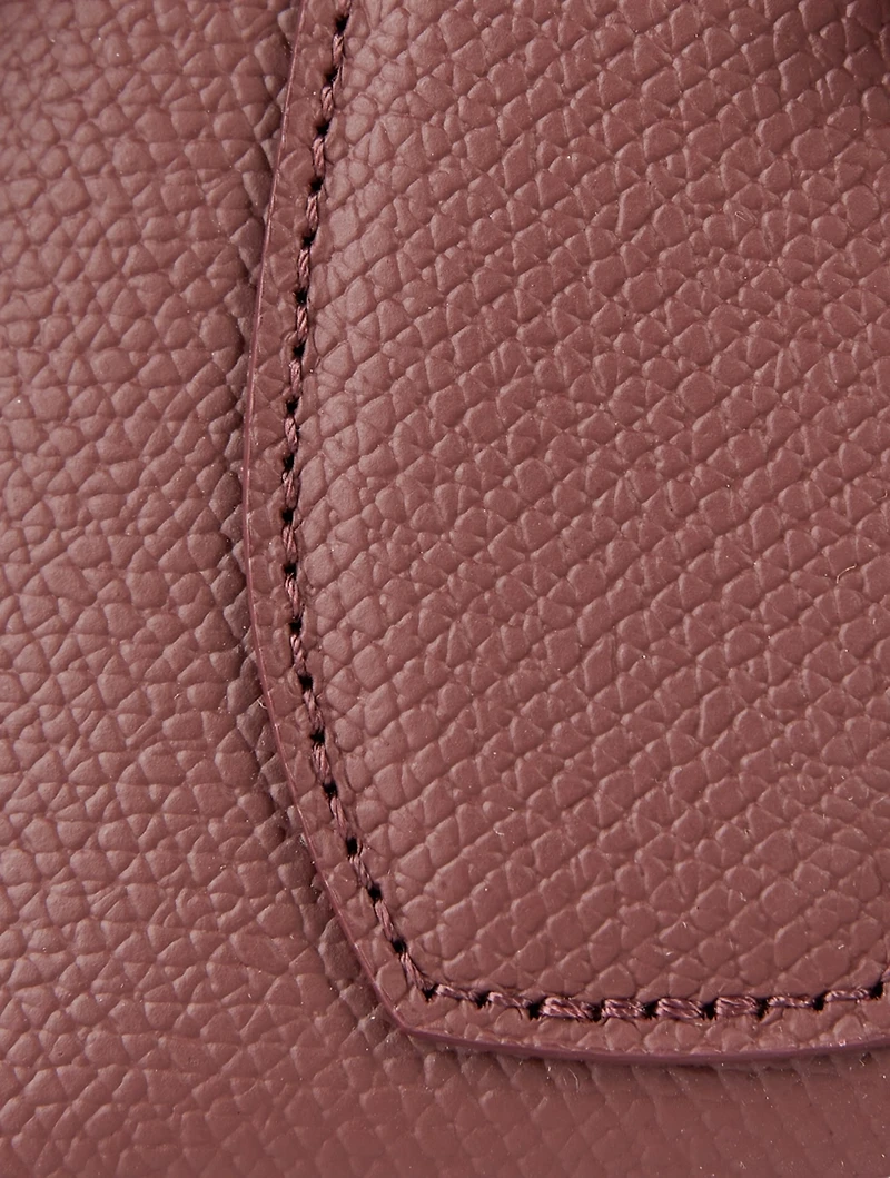 XS Roseau Leather Top Handle Bag