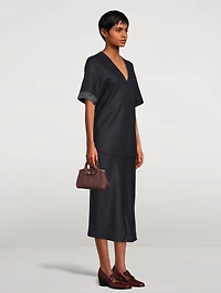 XS Roseau Leather Top Handle Bag