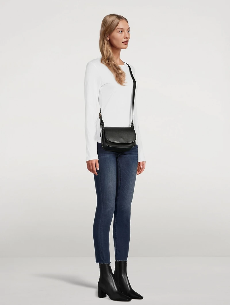 Small Le Foulonné Leather Crossbody Bag