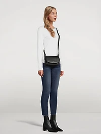 Small Le Foulonné Leather Crossbody Bag