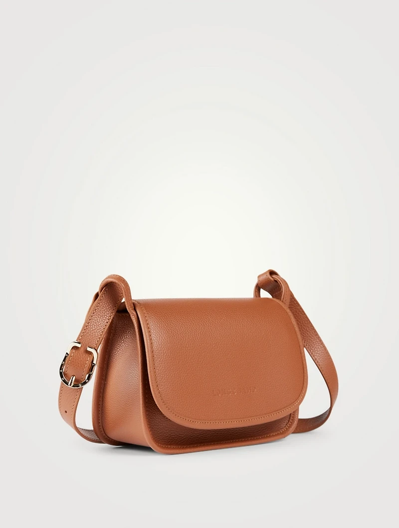 Small Le Foulonné Leather Crossbody Bag