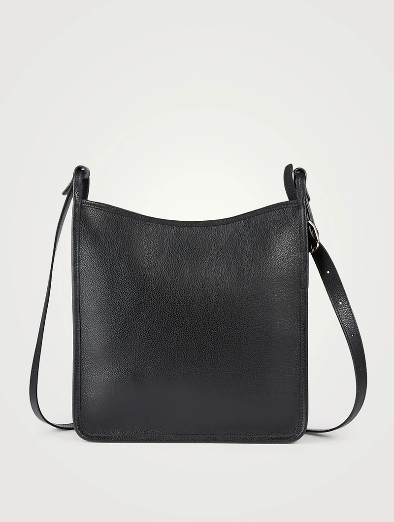 Large Le Foulonné Leather Square Crossbody Bag