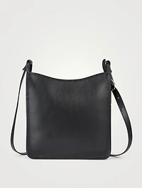 Large Le Foulonné Leather Square Crossbody Bag