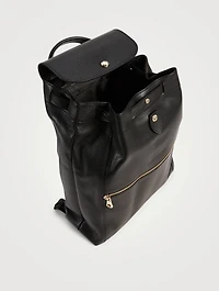Le Foulonné Leather Backpack
