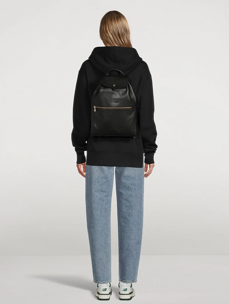 Le Foulonné Leather Backpack