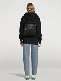 Le Foulonné Leather Backpack