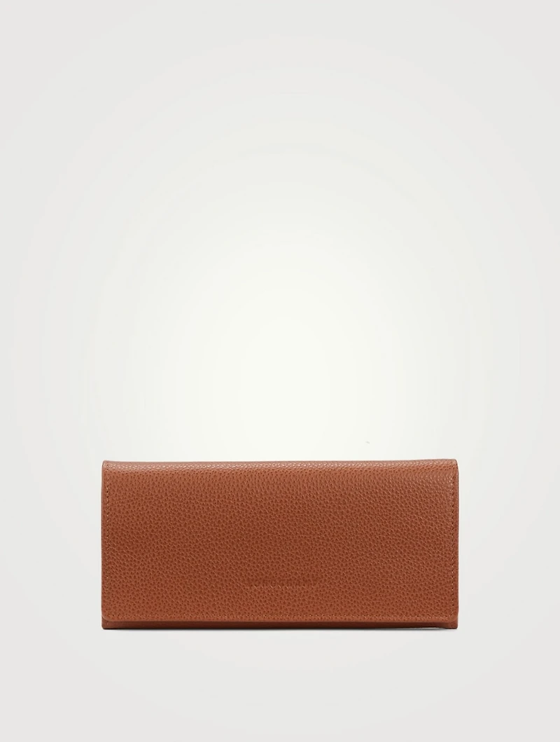 Le Foulonné Leather Long Continental Wallet